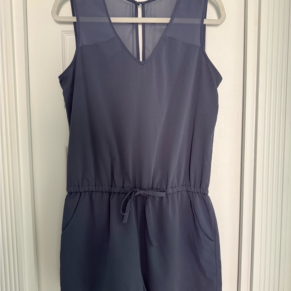 Banana Republic Elegant Eggplant Romper